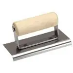 MARSHALLTOWN CE514S 6X6 1/2 Radius 5/8 Lip Stainless Steel Edger 103CE514S