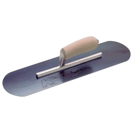Kraft Tool Co. CF271B 12X3 7-7/8 Pool Trowel Bs Cb Wd Hdl Kraft