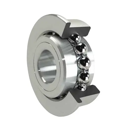 Kilian F-1100 Flanged Ball Bearing - Straight Bore, 1.2500 in ID, 2.1250 in OD, Without Snap Ring