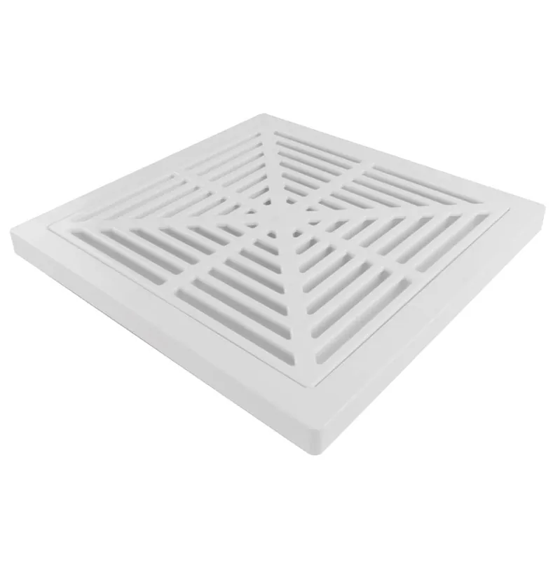 SIOUX CHIEF 861-5AR ADJ PVC RING & FULL GRATE FOR SQUAREMAX