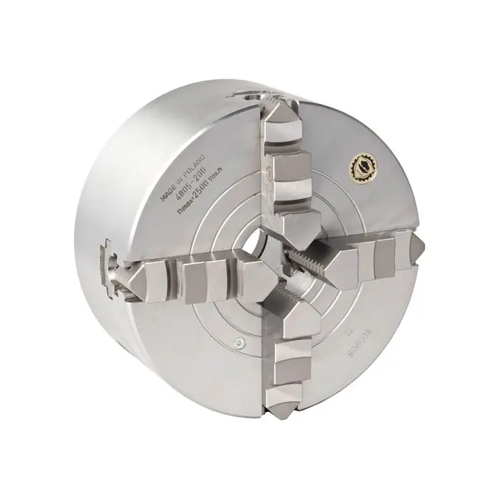 Bison 7-849-1200 12 4-Jaw Steel Body Scroll Chuck