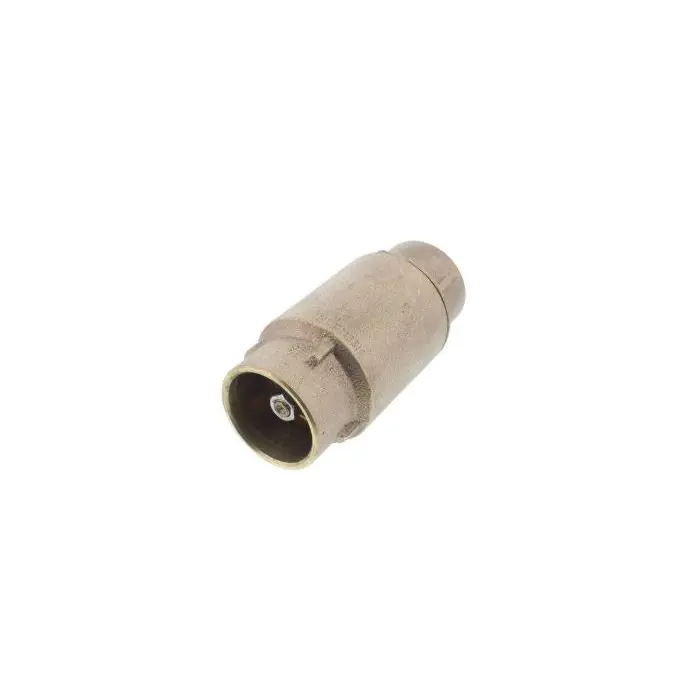 Matco V 525C07LF 1-1/2 C x C Bronze In-Line Check Valve, Lead Free Spring Loaded