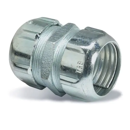 T&B IND FITTING 8220 3/4 Inch Coupling Malleable Iron for Use with Threadless Rigid/IMC Conduit