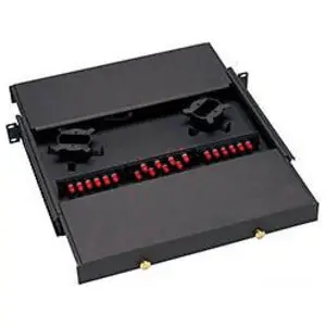 Allen Tel GB324 Rack Mount Fiber Optic Cabinet 1 RU