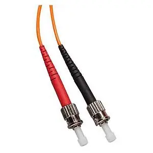 Allen Tel GBST2-D2-05 Fiber Optic Patch Cord Multimode ST to ST Duplex 0.5 m