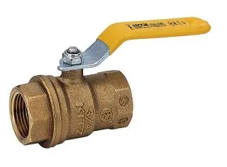 Kitz 58-100 Brass Ball Valve 1 In Fpt 150 Psi