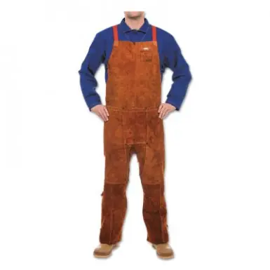 Best Welds 902-300-S Leather Split Leg Bib Apron 24 Inches x 36 Inches