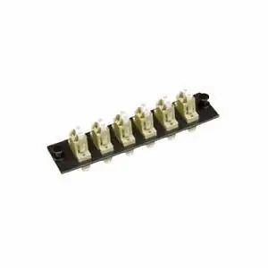 Allen Tel GBLC-6MMDU Fiber Optic Loaded Duplex Mounting Panel LC Adapter MM