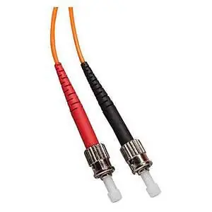 Allen Tel GBST2-D2-03 Fiber Optic Patch Cord Multimode OM1 Duplex ST to ST 3 M