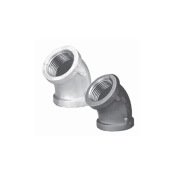 Malleable Fittings ZMGL4506 Pipe 45 Deg Elbow 1-1/4 In 150 lb
