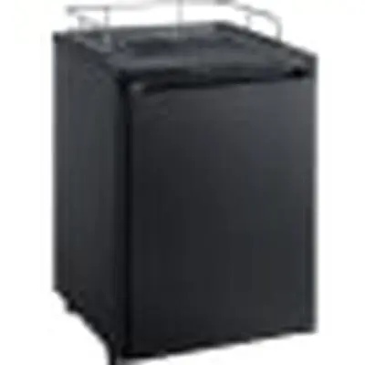 Edgestar BR3002BL Free Standing Keg Convection Refrigerator Black 24