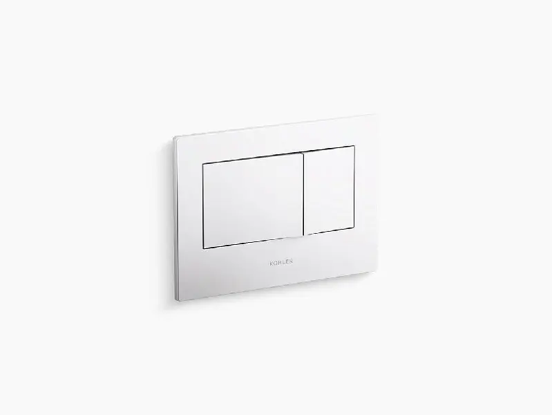 KOHLER 8857-BL Bevel Flush Actuator Plate in Matte Black