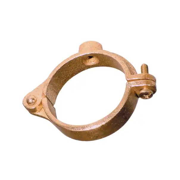 Empire Industries 6298 456 Series Split Ring Stand-Off Hanger Malleable Iron Copper Electro-Plated For Copper Tubing 1-1/4
