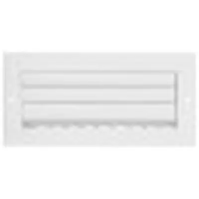 Hart & Cooley 021245(A611MS) Aluminum Curved Blade Register With Multi-Shutter Damper 10 x 4