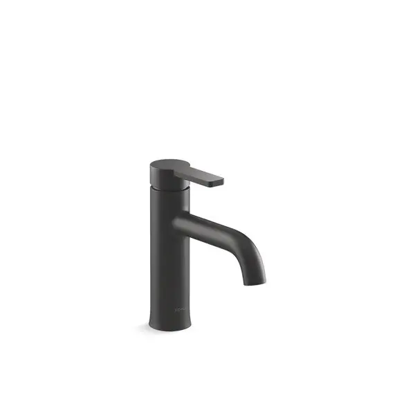 Kohler 28126-4N-BL Venza Single Handle Monoblock Bathroom Sink Faucet in Matte Black