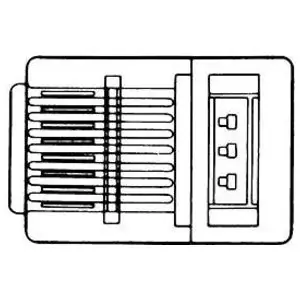 Allen Tel AT8X8 Modular Phone Plug 8-Position 8-Contract