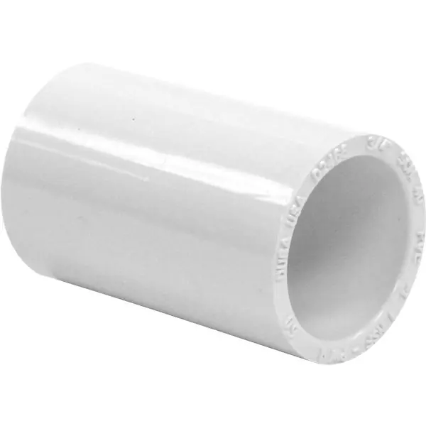 Charlotte 429-007 PVC (Schedule 40) 2100 Series Coupling, S x S, 3/4