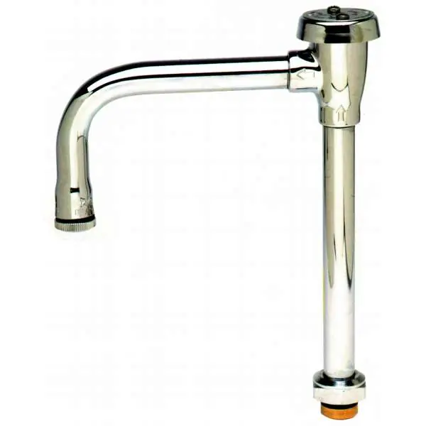 T&S Brass B-0407-02 Vacuum Breaker Swing Nozzle w/ Swivel Base & Stream Regulator