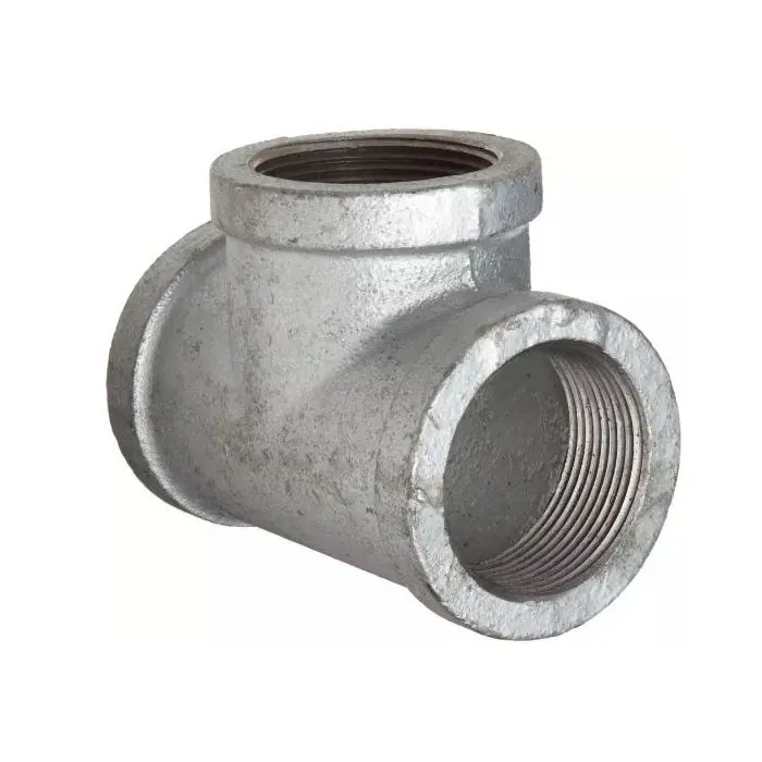Malleable Fittings ZMGTR0805 2 x 2 x 1 in. Threaded 150# Galvanized Malleable Iron Reducing Tee
