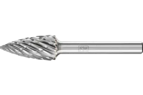 PFERD 21724818 High Performance Line Carbide Burr Pointed End 1/2 in Dia Head 1 in L of Cut Replacement MPN