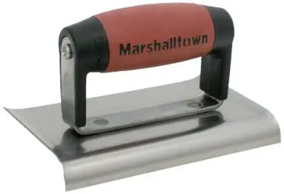 Marshalltown 136D 6X3 3/8 Radius 1/2 Lip Curved Edger