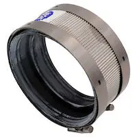 Ideal 0010 Standard No-Hub Coupling, Cast Iron Soil Pipe, 4