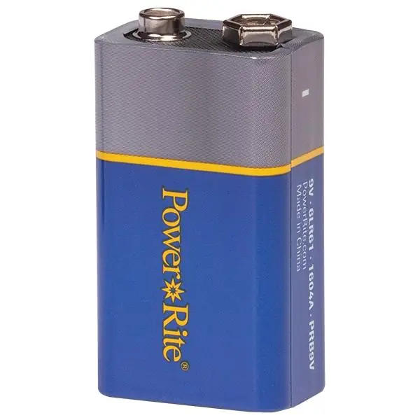 Power Rite 9VBPRB 9V Alkaline Battery