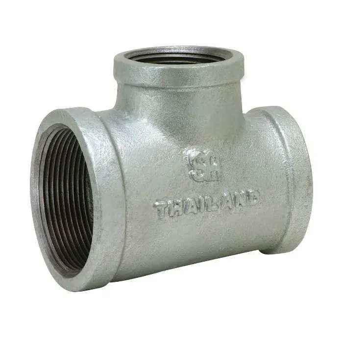 Malleable Fittings ZMGTR0806 2 x 1 Galvanized Reducing Tee