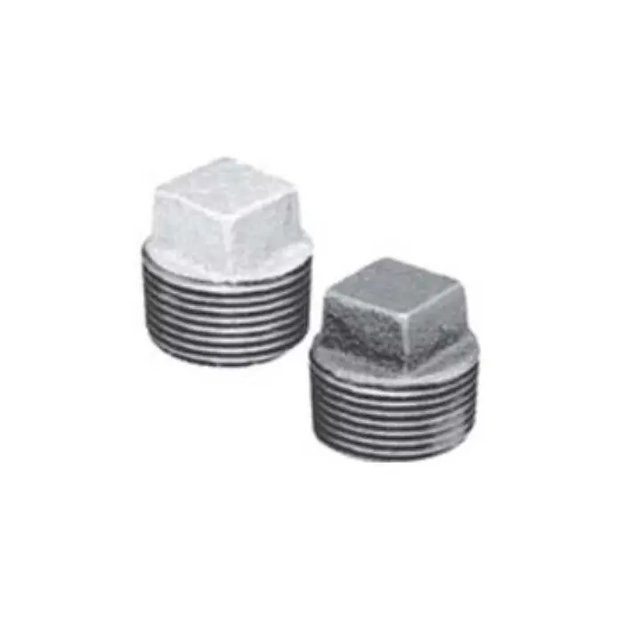 Malleable Fittings ZMGPL04 Square Head Pipe Plug Power 3/4 in