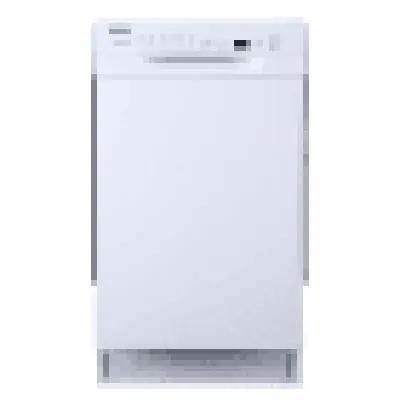Edgestar BIDW1802WH Built In Compression Dishwasher White 18 6CYC