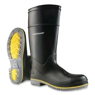 Dunlop 8990800.12 Polyflex 3 Rubber Boots Steel Toe Men's 12
