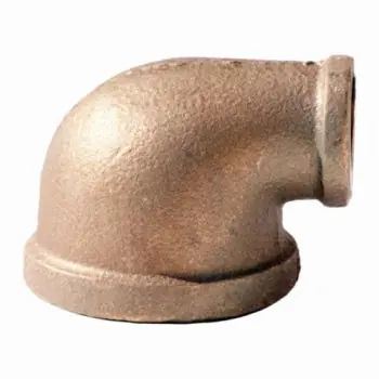Brass Ftg XNL101-1208 90 Deg Pipe Reducer Elbow 3/4 x 1/2 in