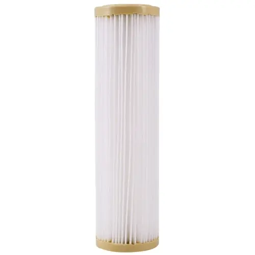 Watts Water Technologies 7100391 PWPL Series 8 gpm max 20 micron 9999 gal max Polyester Pleated Filter Cartridge
