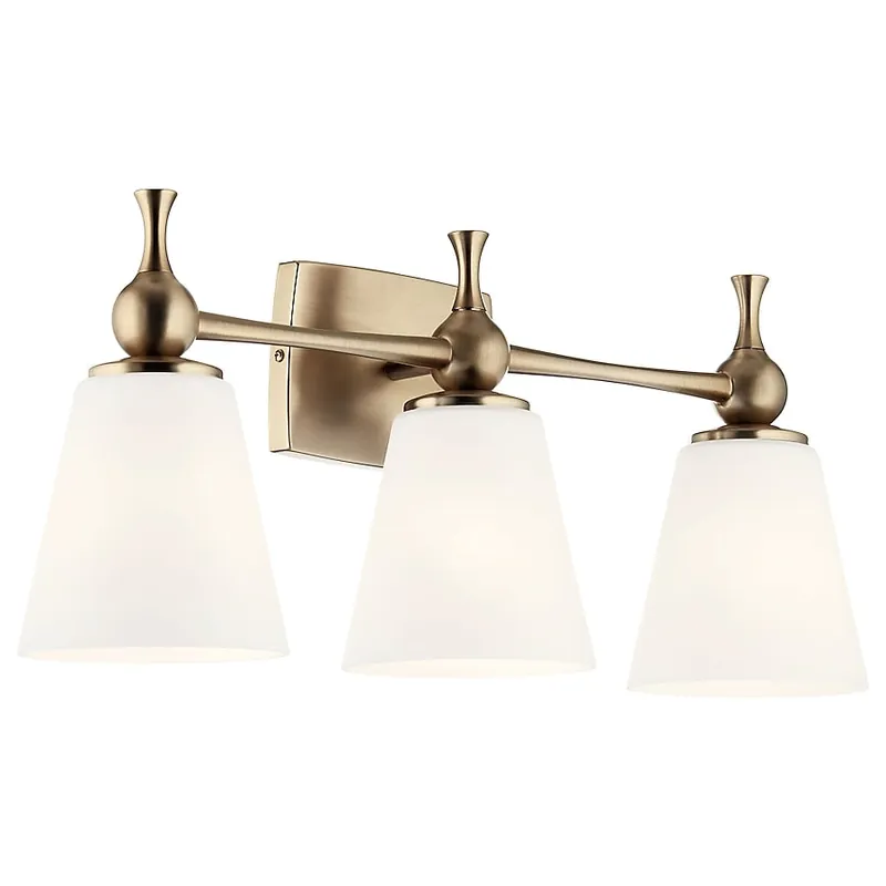 Kichler 55092CPZ CHBR 3 75W MED BATH LGHT
