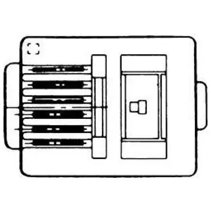 Allen Tel AT6X6 Modular Phone Plug for Stranded Wire 6-Position 6-Contract