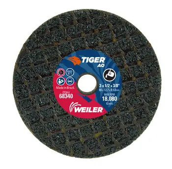 Weiler 68340 Tiger Snagging Wheel 3 in Type 1 10 EA/BX