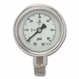 Best Welds MIPSB260 Pressure Gauge 2 in 60 psi Replacement Gauge
