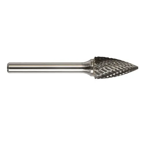 Magnum 7G132BDC Carbide Burr 7000G Pointed End 1/2 in Dia 1 in L