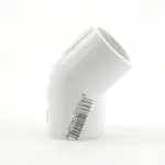 CHARLOTTE 417-005 PVC (Schedule 40) 2309 Series Elbow, 45 Degrees, S x S, 1/2