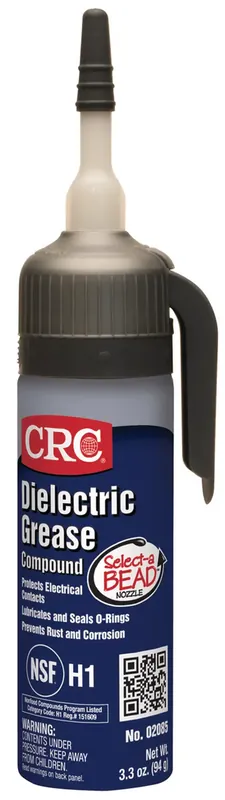 CRC 1003198 Dielectric Grease Non-Curing Non-Flammable 6 oz Tube 1003198