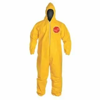 DuPont D13480497 QC127SYL5X001200 Standard 5XL Yellow 10 mil Tychem 2000