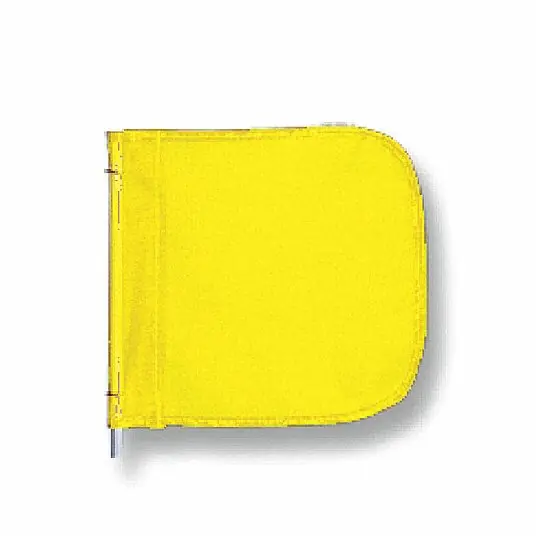CHECKERS FS9024-Y Replacement Warning Whip Flag 12 inches x 11 inches Yellow