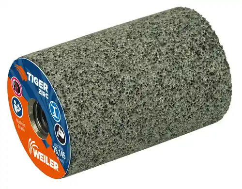 Weiler 68324 Tiger Grinding Plug 20 Grit (2 Inch Diameter x 3 Inch Thick)