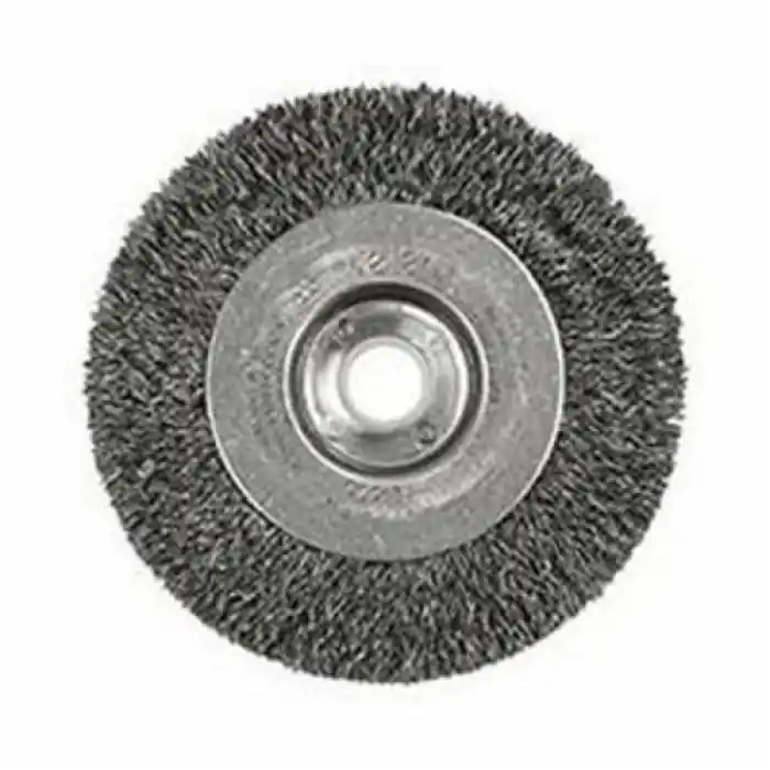Weiler 00135 Narrow Face Wheel Brush 4 in Diameter 1/2 in Width
