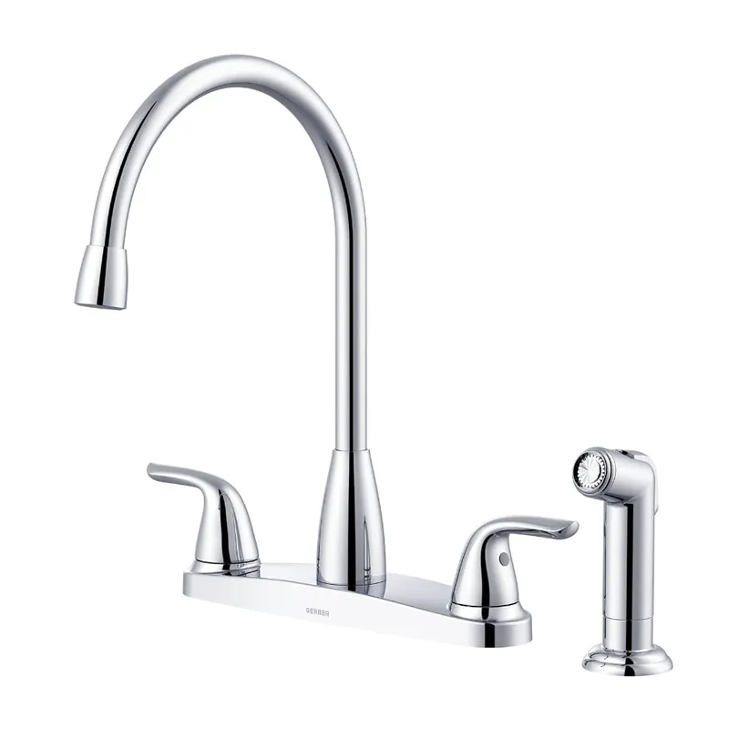 GERBER G0040167SS Viper 2H High Arc Kitchen Faucet w/ Spray 1.75gpm