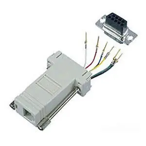 Allen Tel ATDB15M-8 Data Adapter Kit 9-Pin DB 8-Conductor Jack to Female