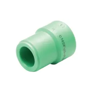 Aquatherm 1040032925 Green Fusiolen Pp-R Socket Weld Reducer Bushing 1 X 3/4 In