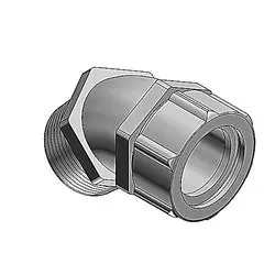 THOMAS & BETTS 2200 Liquidtight Strain Relief Cord Connector Power 1/2 Inch 45 Degree Bend