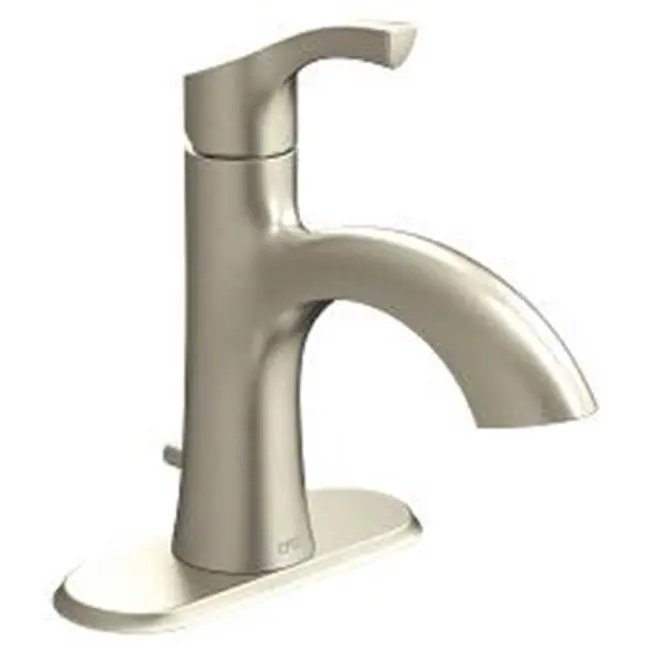 Moen 58910BN Single Handle Centerset Bathroom Sink Faucet in Brushed Nickel