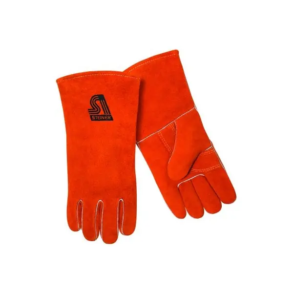 Steiner 2119Y-L GLOVE 2119YL BROWN WELDING LRG SPLIT COWHIDE FOAM BACK